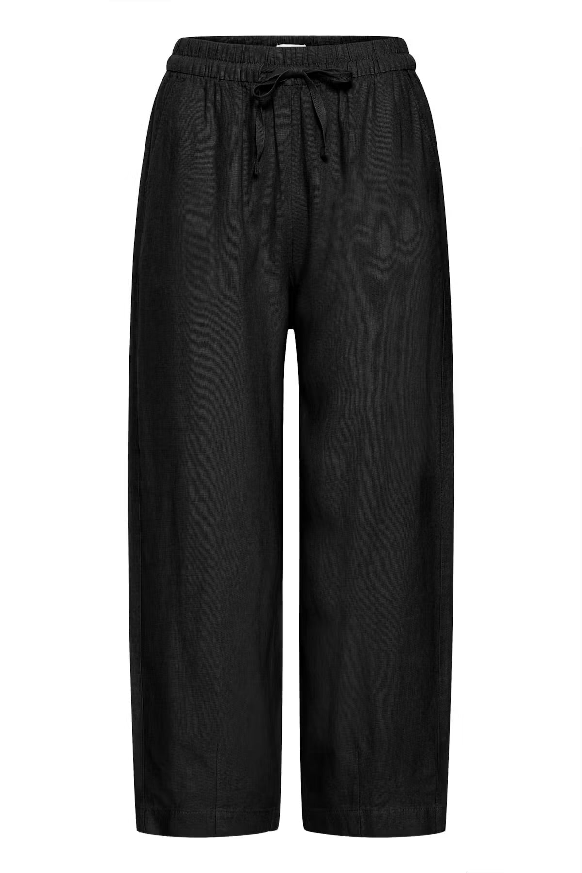 Linno Barrel Pants Black
