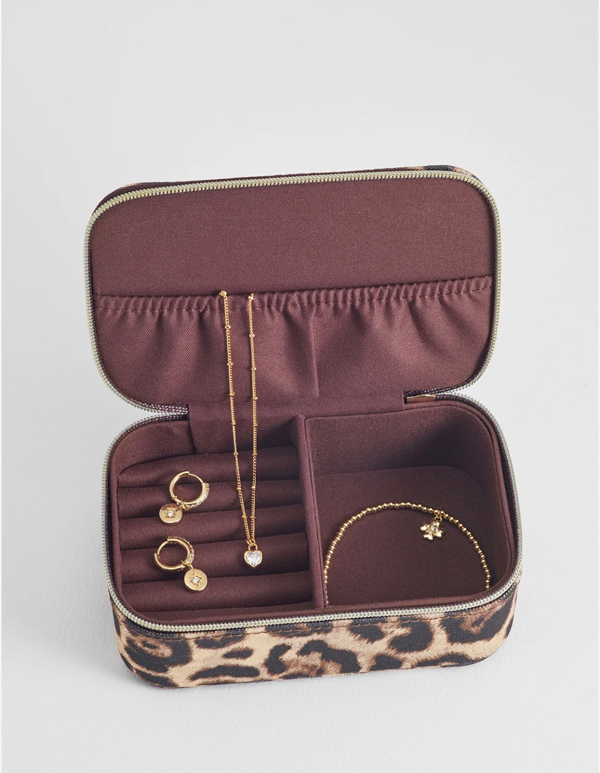 Leopard Print Mini Jewellery Box