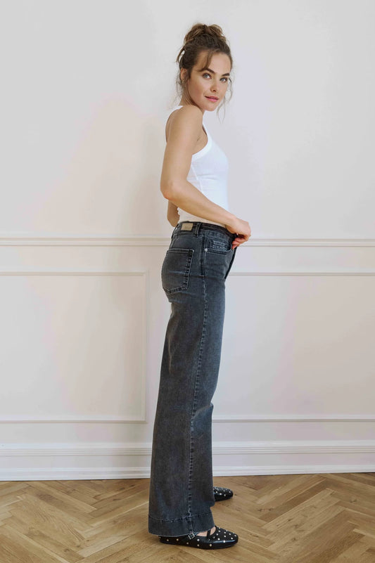 Paris Long Jeans Grey