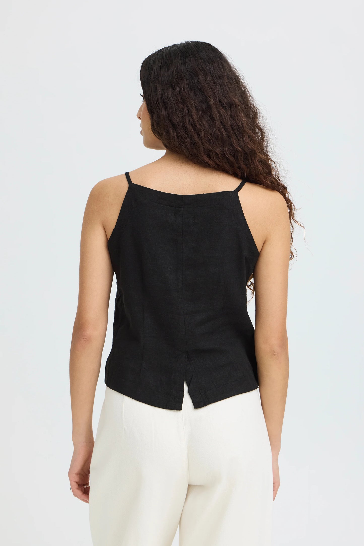 Linno Waistcoat Black