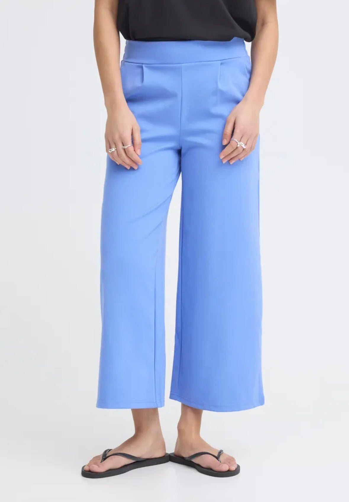 Kate Cropped Pants Wedgewood Blue
