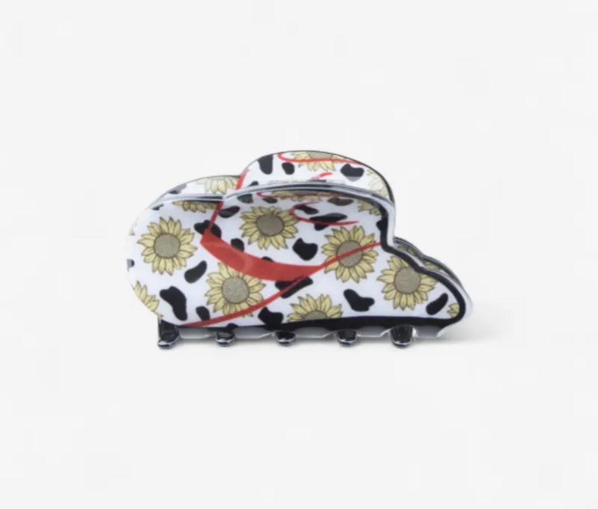 Cowboy Hat Hair Claw - Rogue Boutique UK