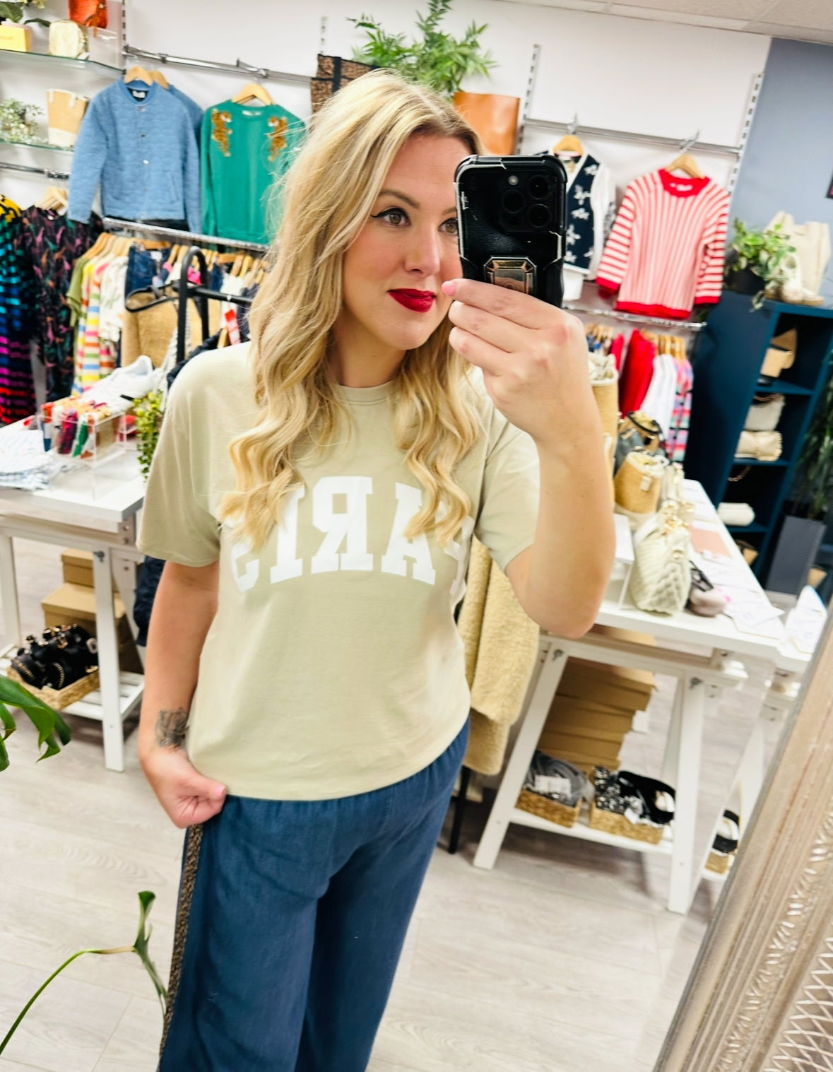 Paris T-Shirt Stone