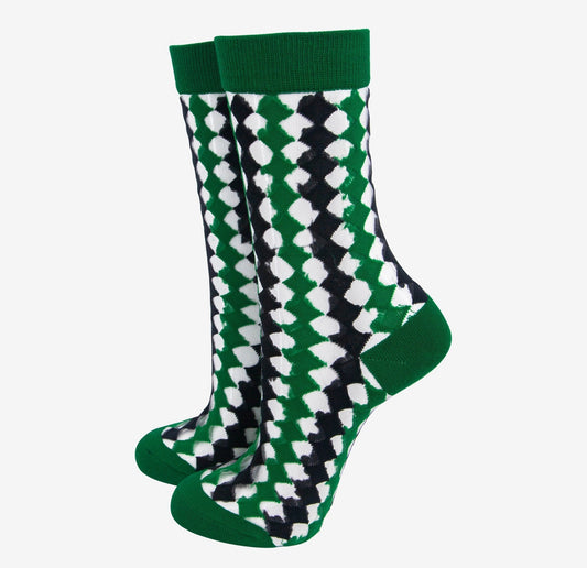 Green Diamond Socks