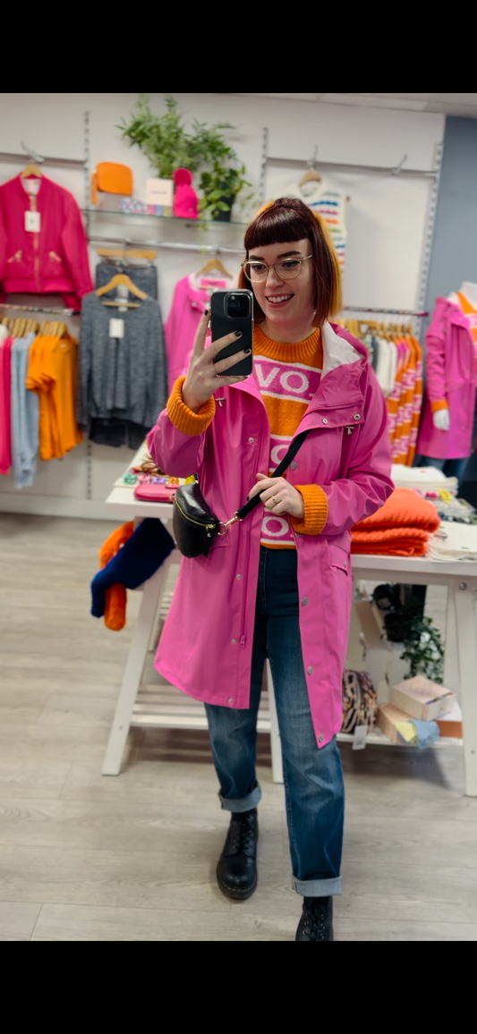 Tazi Rain Jacket Pink