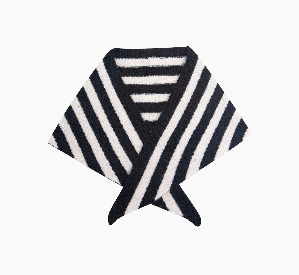Triangle Black/ White Scarf - Rogue Boutique UK