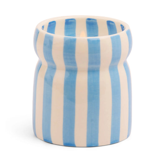 Paddywax Cabana Blue Ceramic Candle - Lost At Sea - Rogue Boutique UK