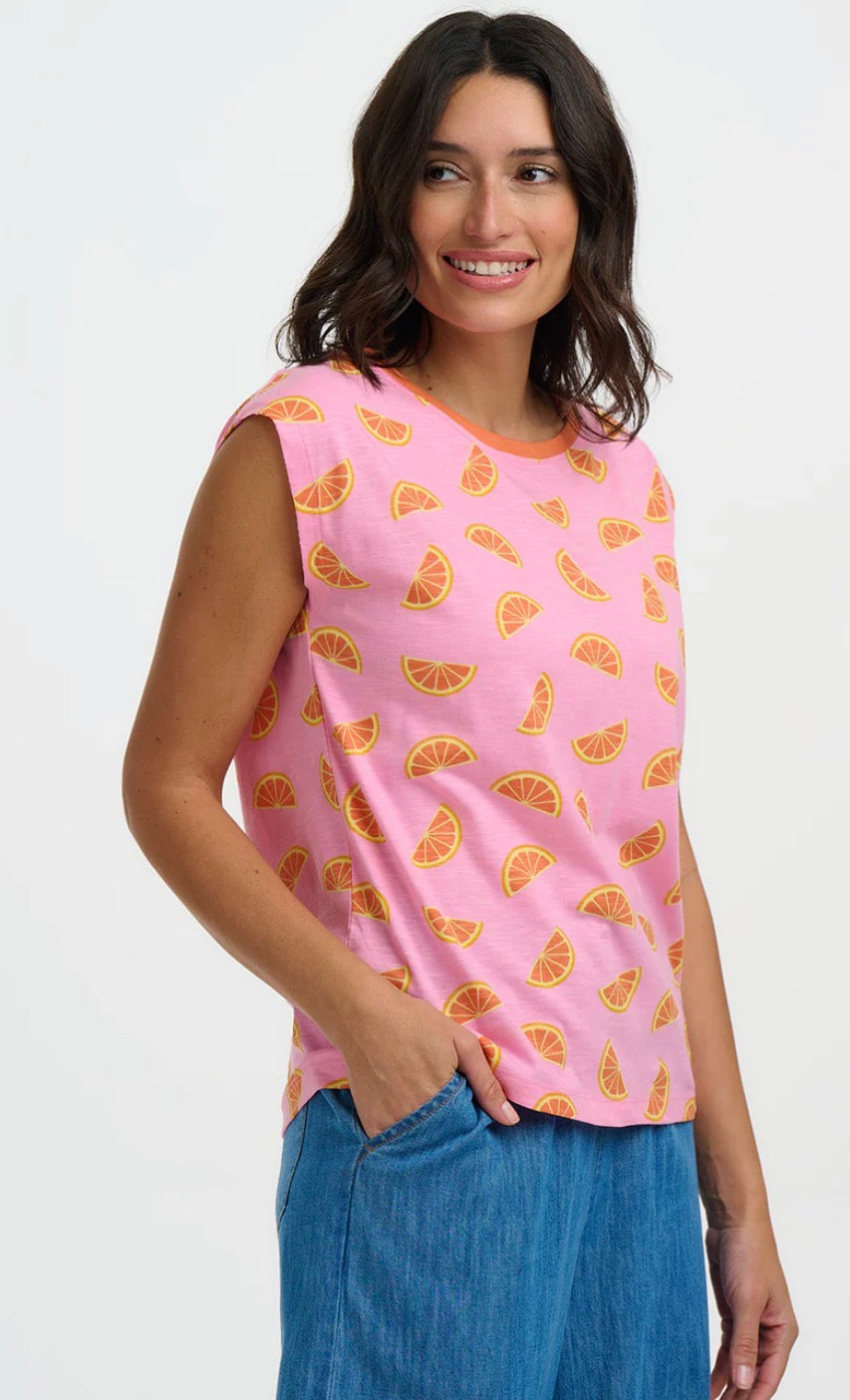 Chrissy Oranges Tank Top - Rogue Boutique UK