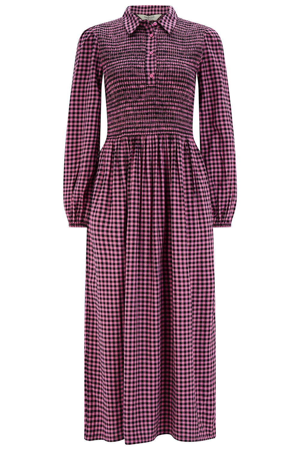 Diana Shirred Midi Dress
