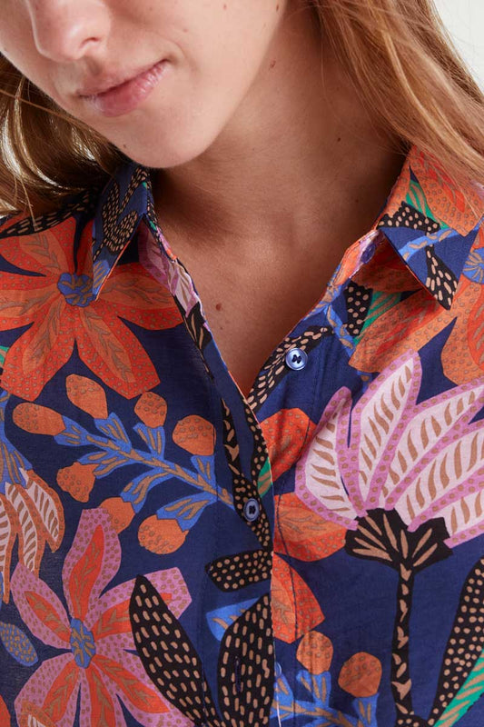 Tigerlily Crepe Shirt