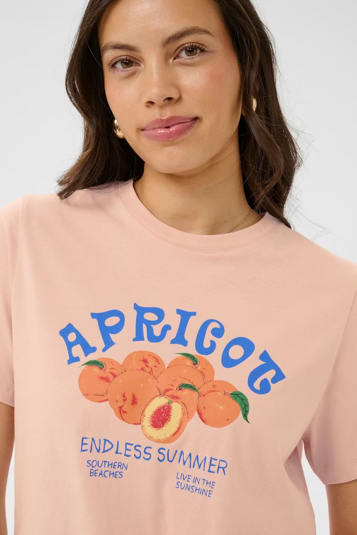 Harda Apricot T-Shirt - Rogue Boutique UK