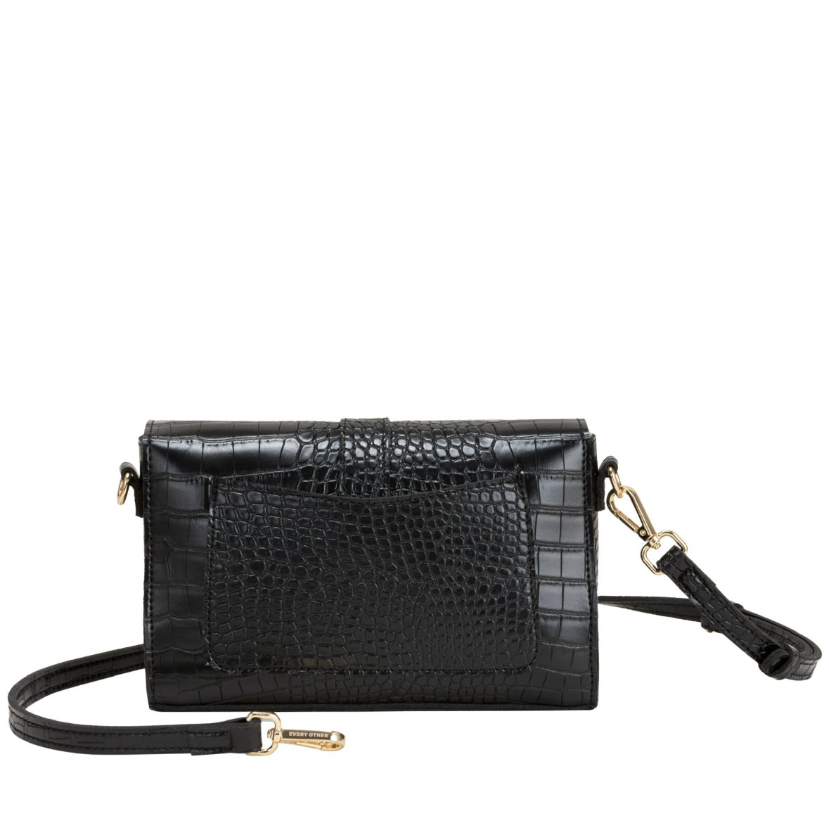 Every Other Crocodile flap over bag