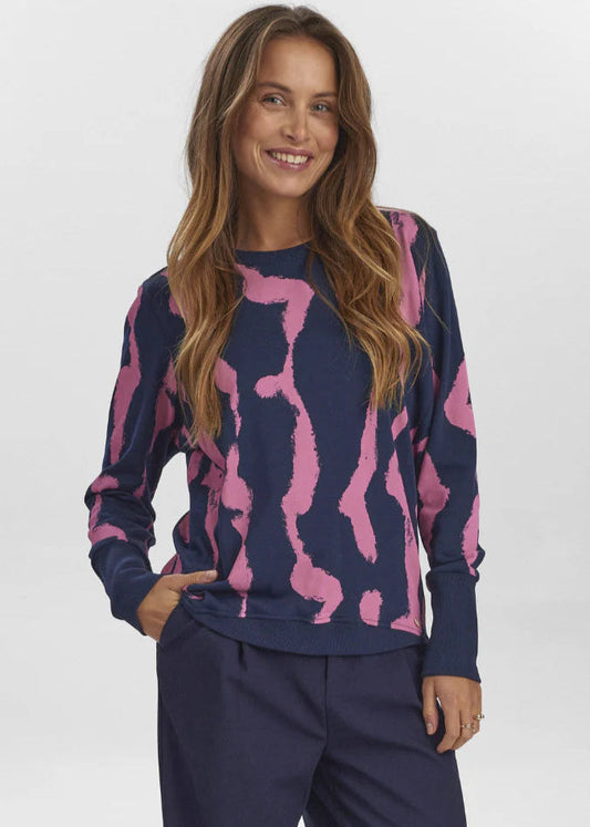Nikola Brushstroke Pink