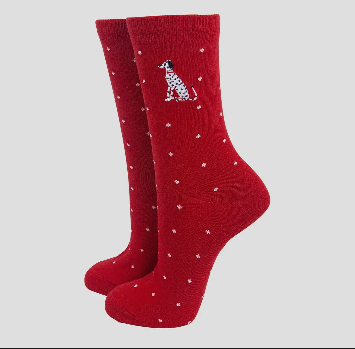 Dalmatian Spot Bamboo Socks