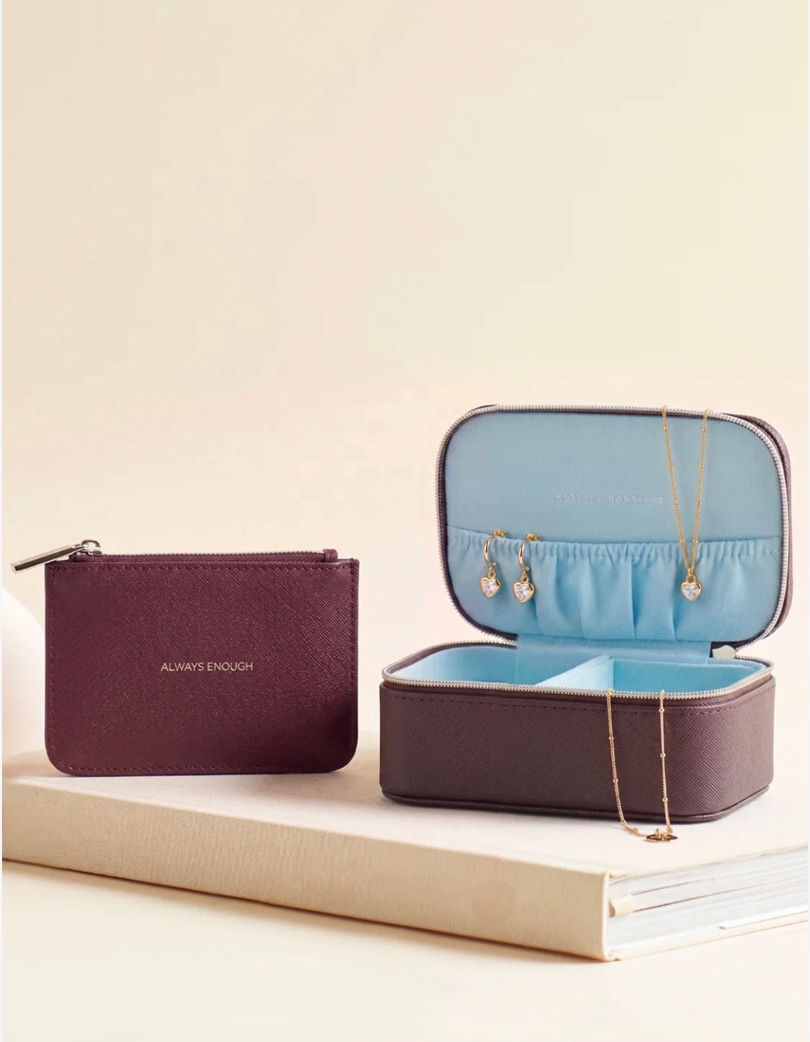 Brown "Always Enough" Card Purse