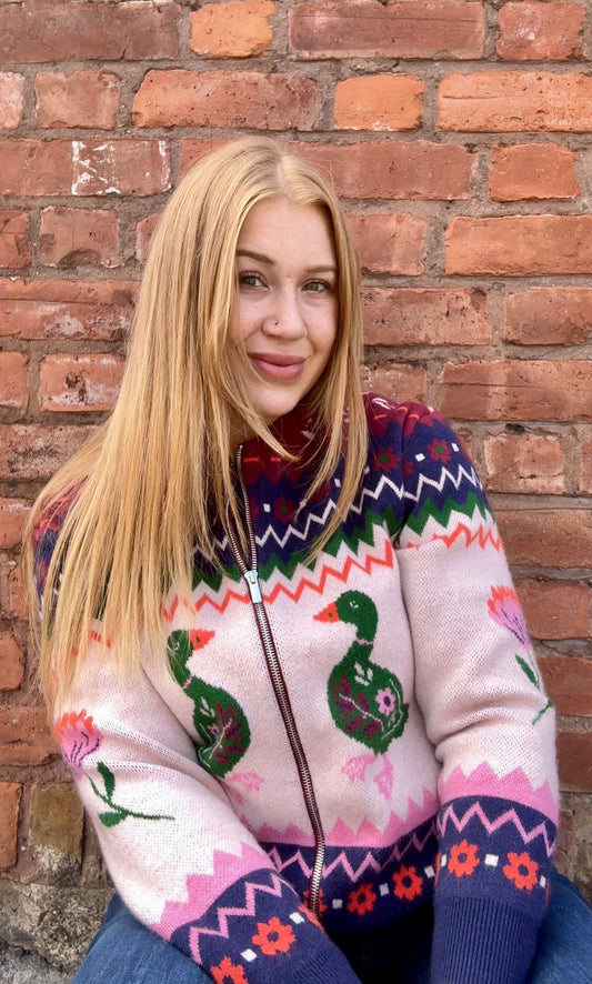 Solana Knitted Bomber
