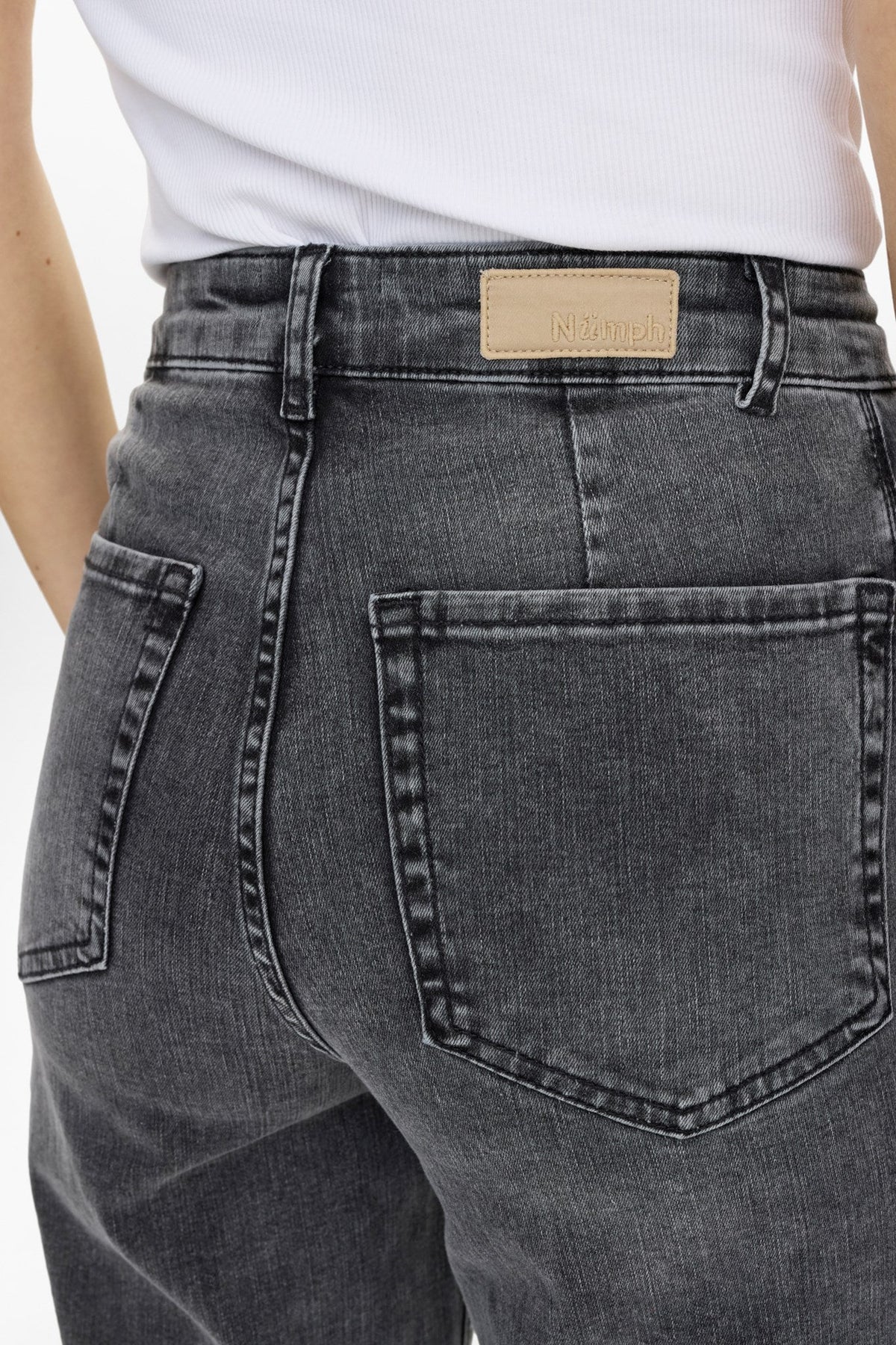 Paris Cropped Jeans Grey