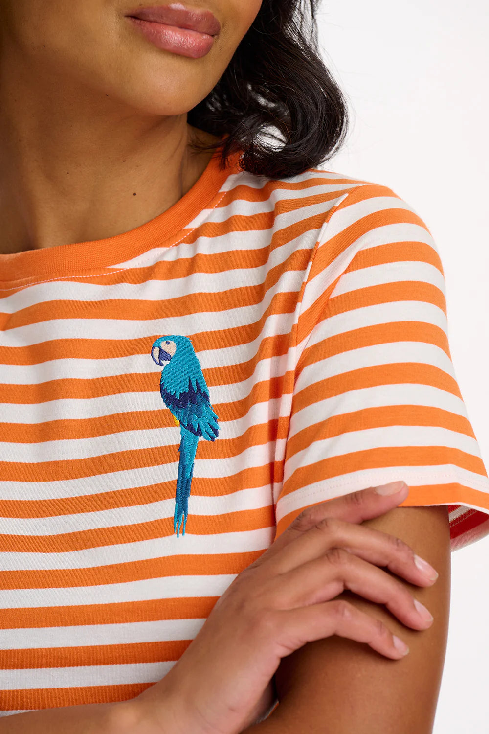 Maggie Striped Parrot T-shirt