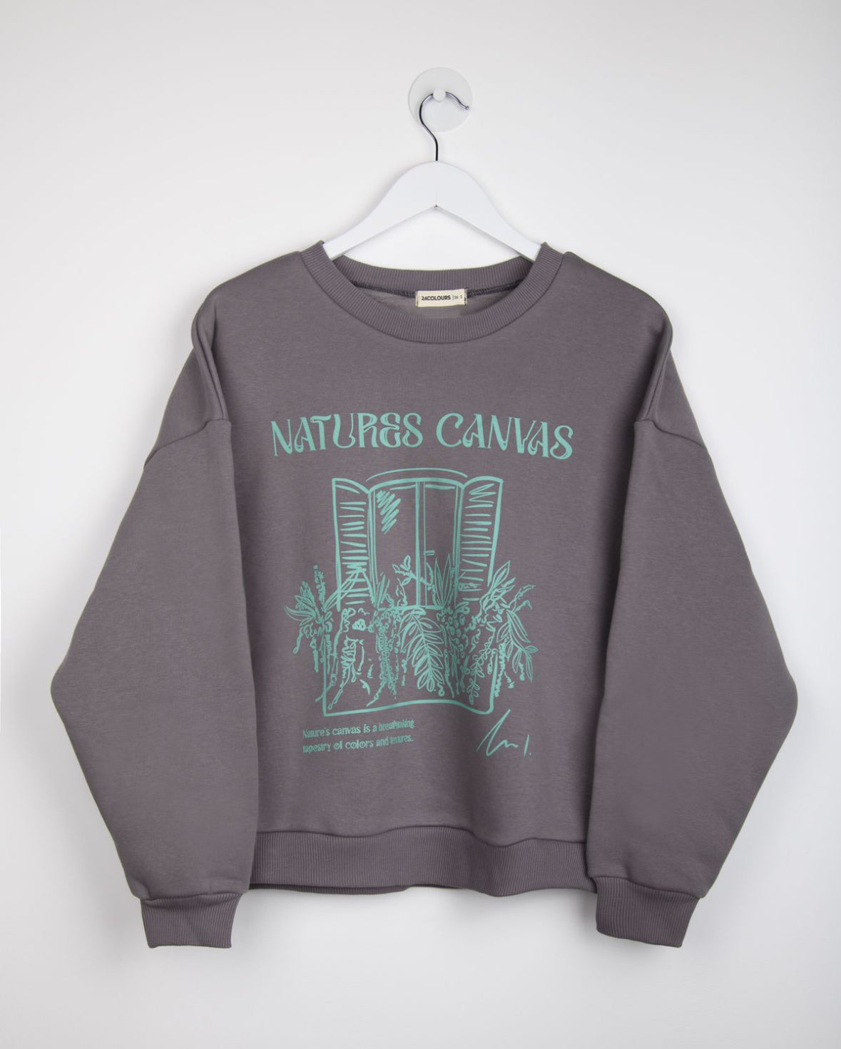 Natures Canvas Sweater - Rogue Boutique UK