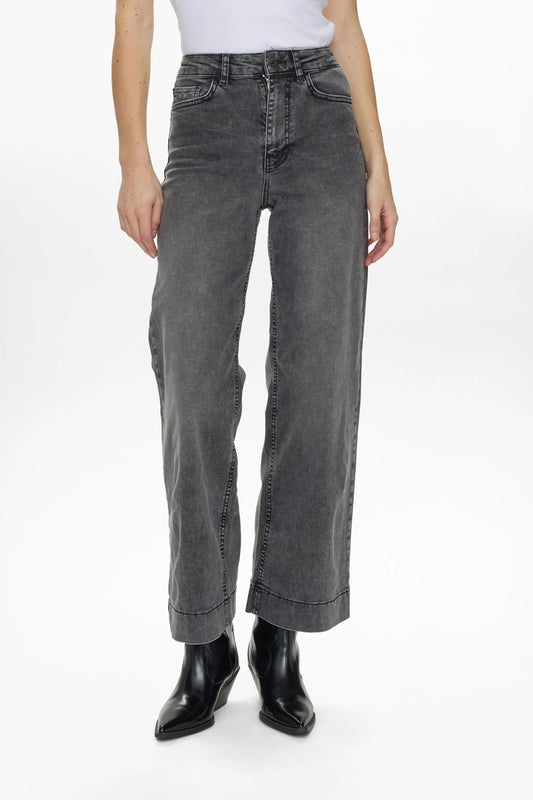 Paris Cropped Jeans Grey