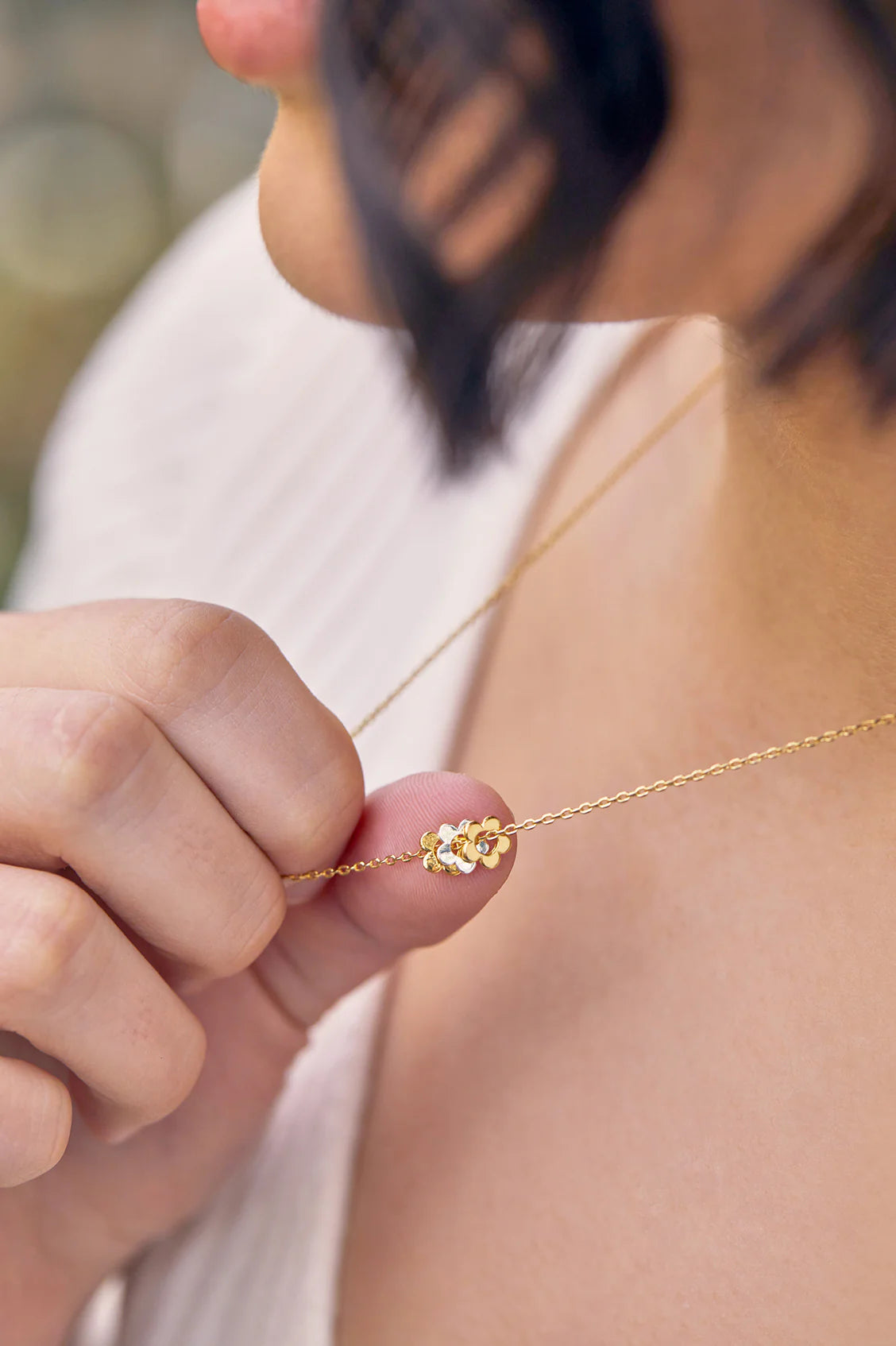 Flower Beaded Necklace