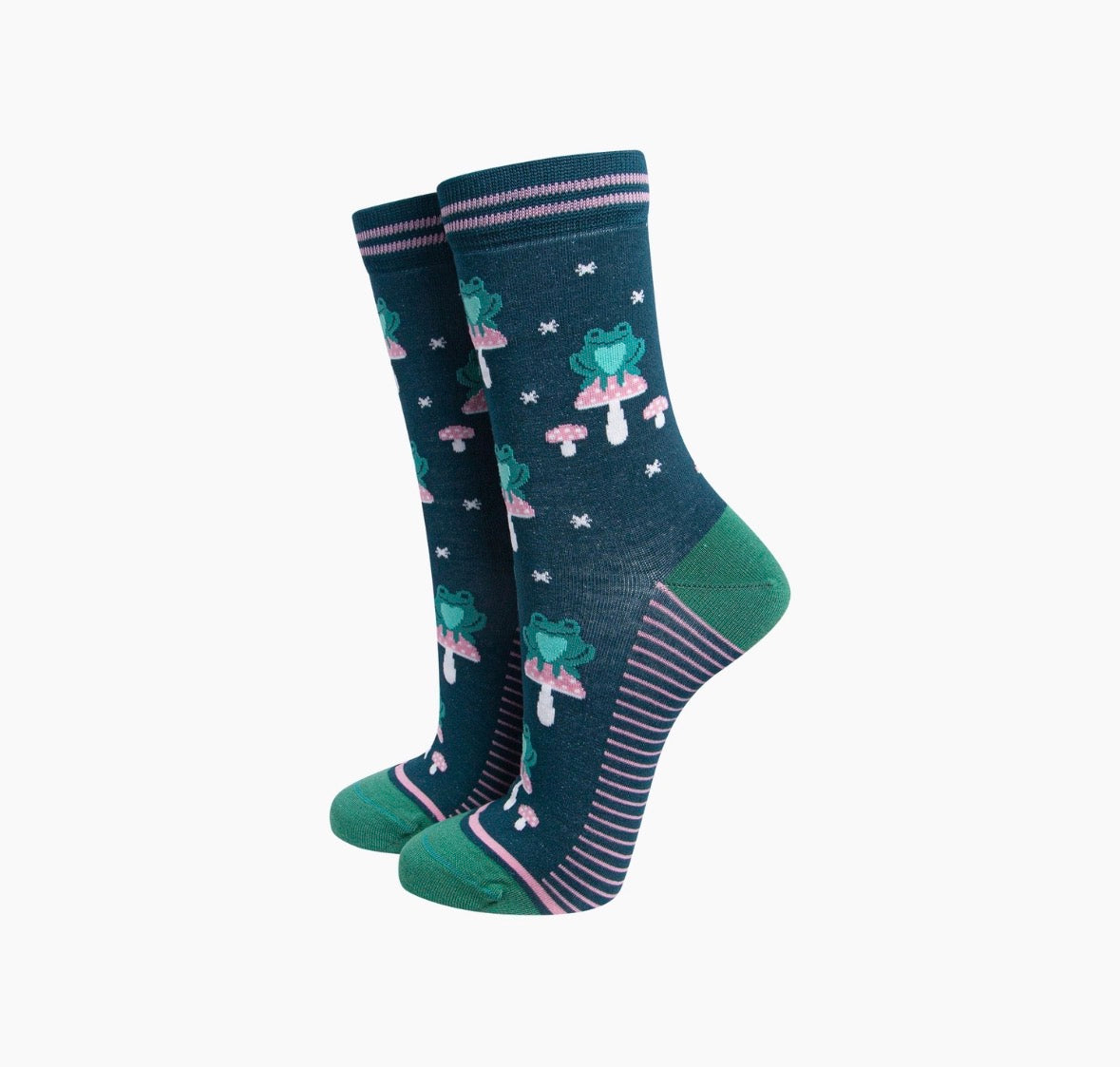 Frog & Toadstool Socks - Rogue Boutique UK