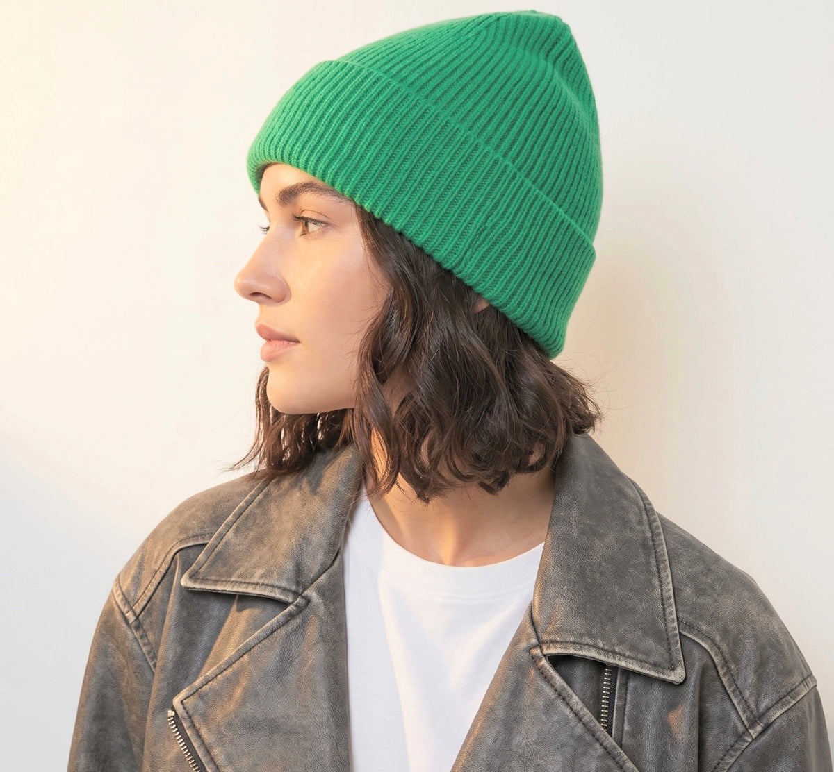 Noelle Green Beanie - Rogue Boutique UK
