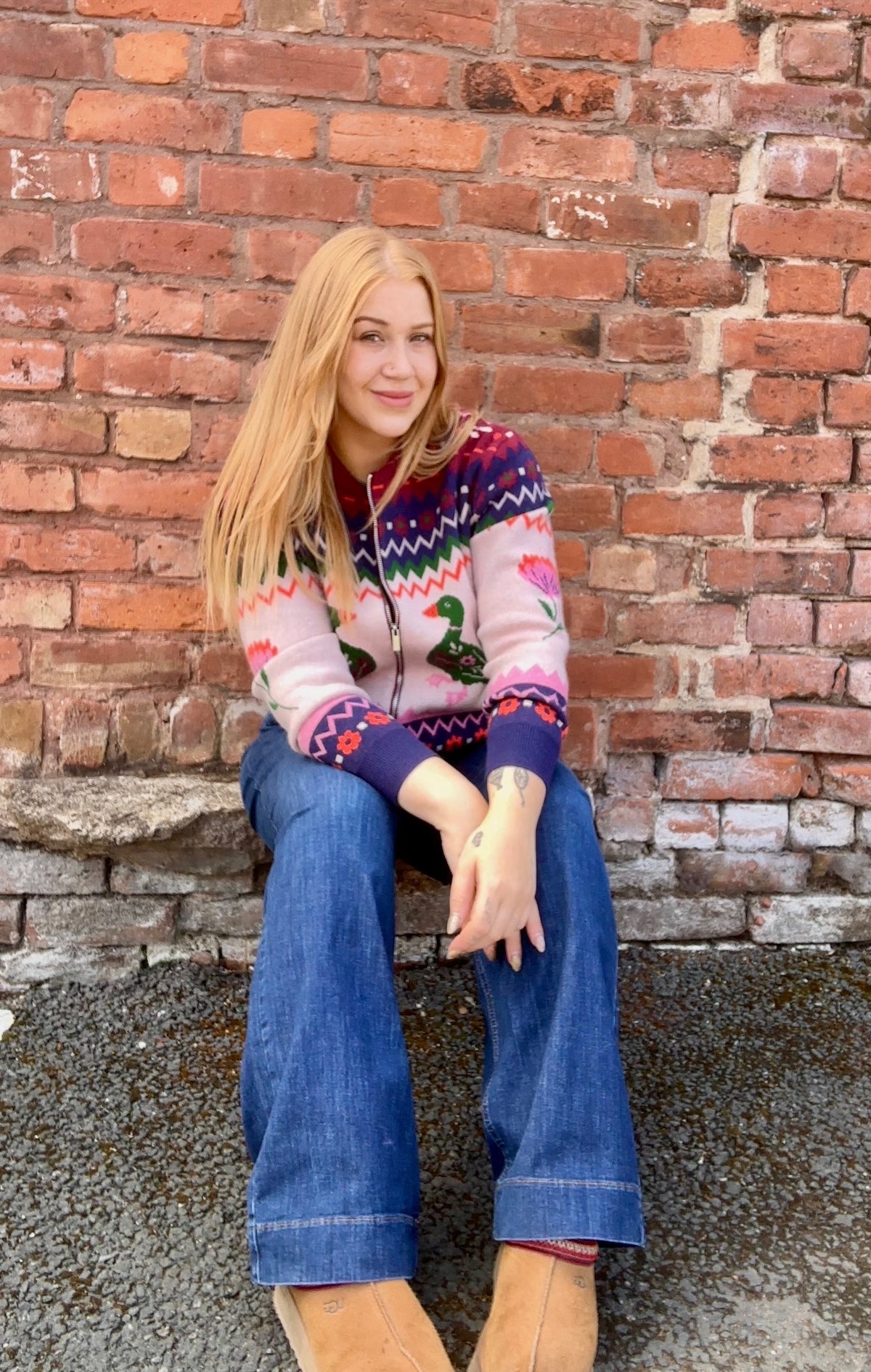Solana Knitted Bomber