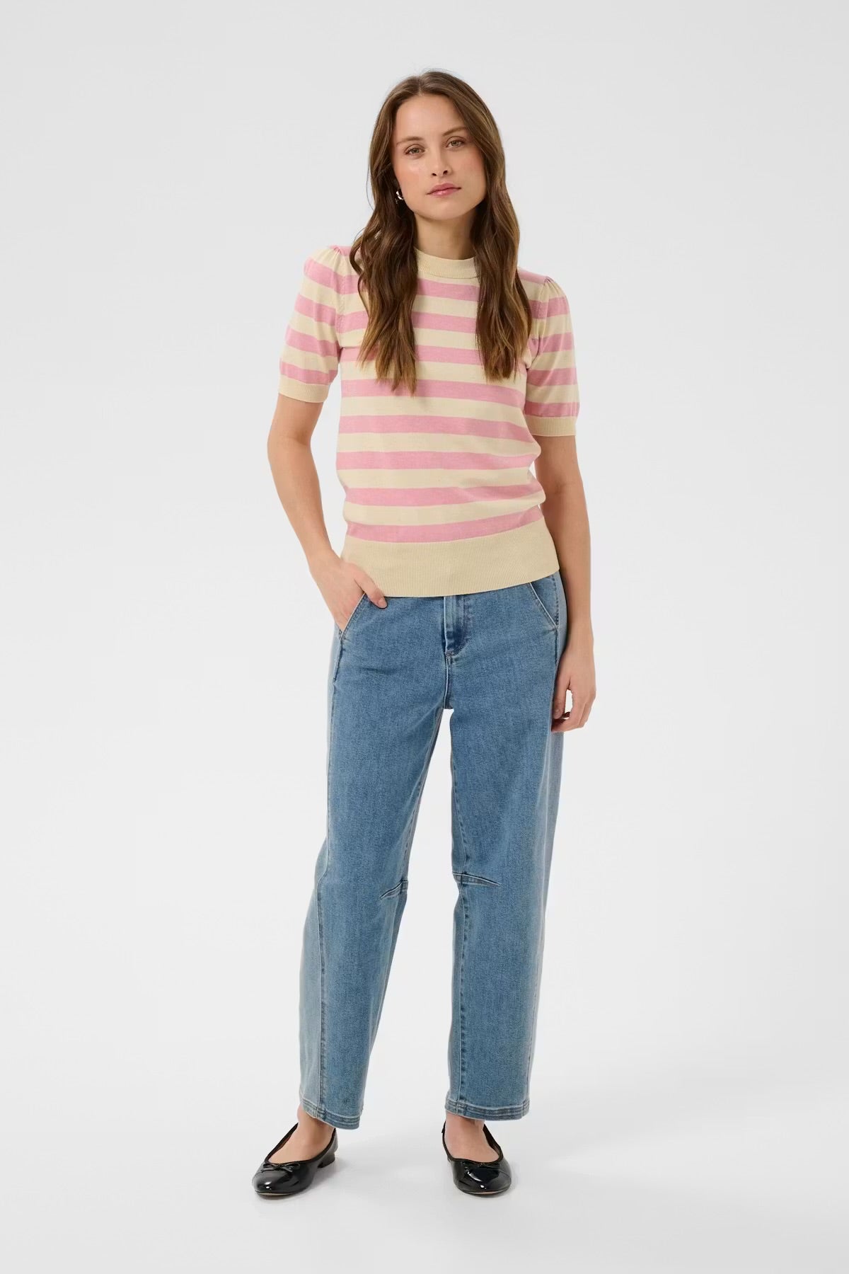 Mila Striped Pink