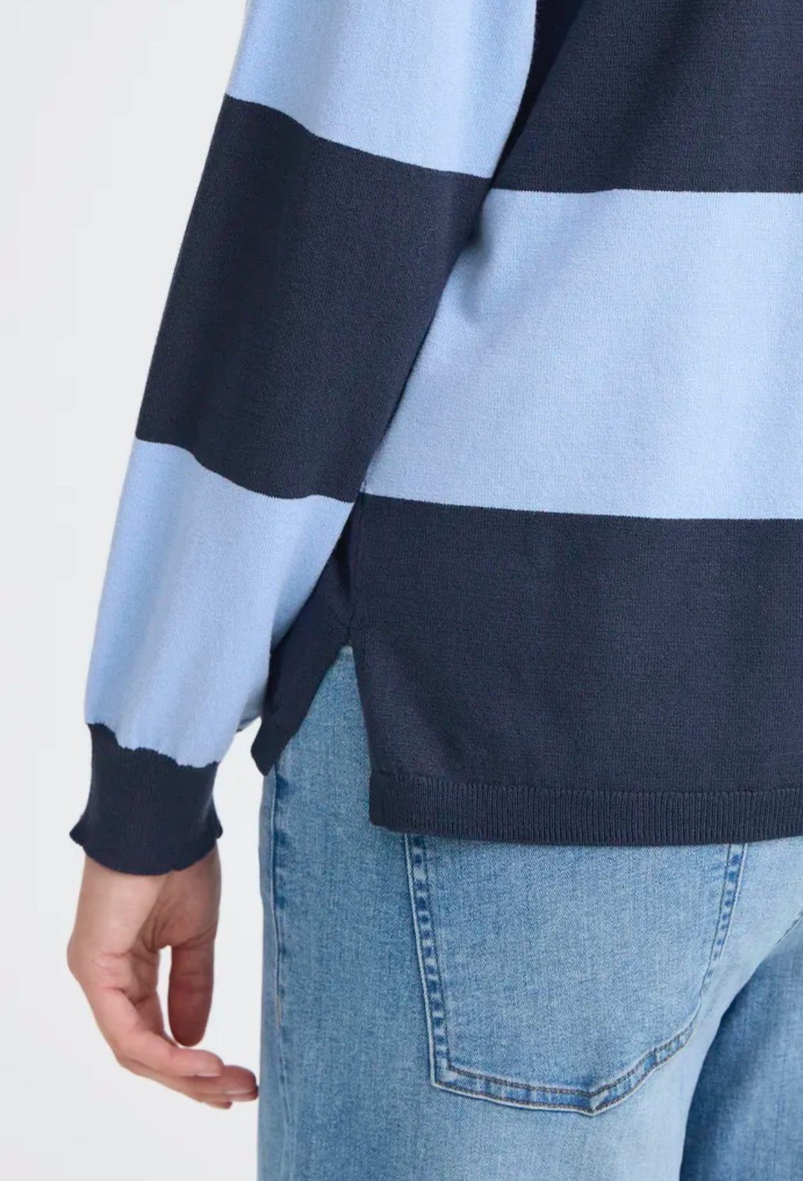 Boston Pullover Blue - Rogue Boutique UK