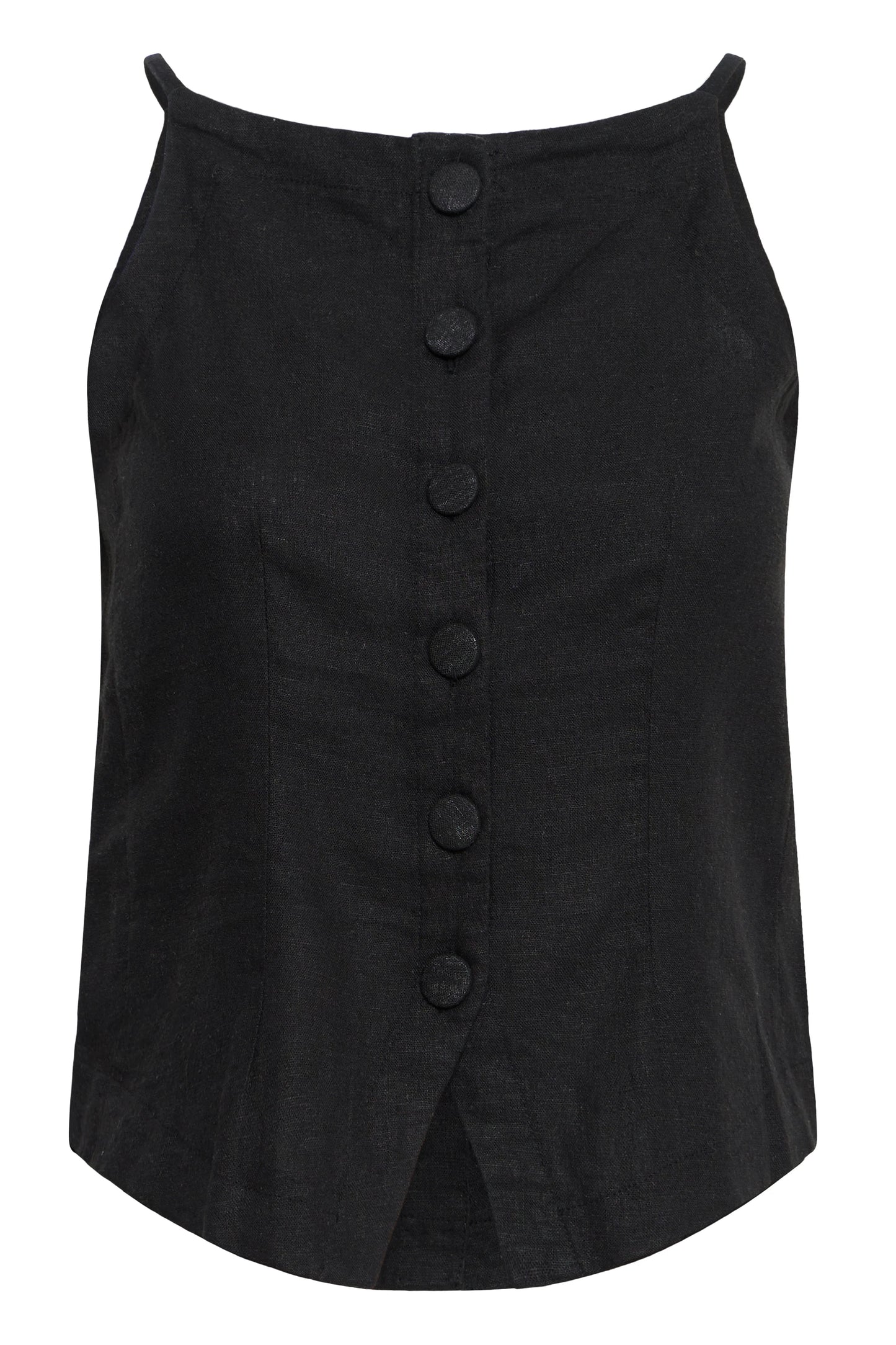 Linno Waistcoat Black