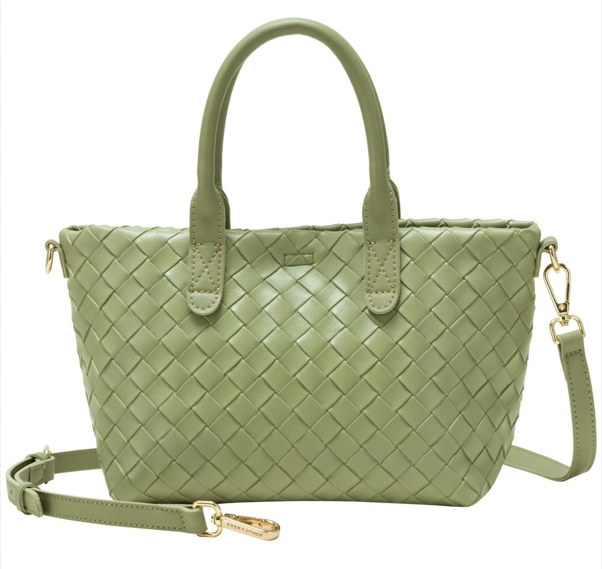 Every Other Woven Grab Bag Olive - Rogue Boutique UK