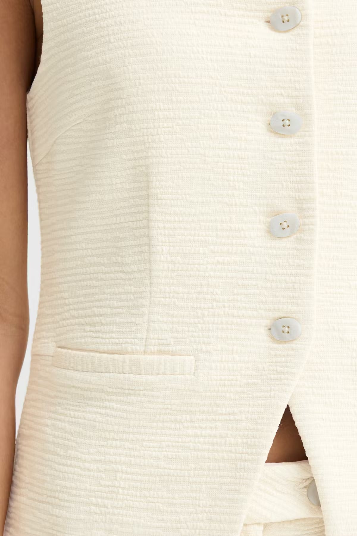 Kate Waistcoat Cream - Rogue Boutique UK