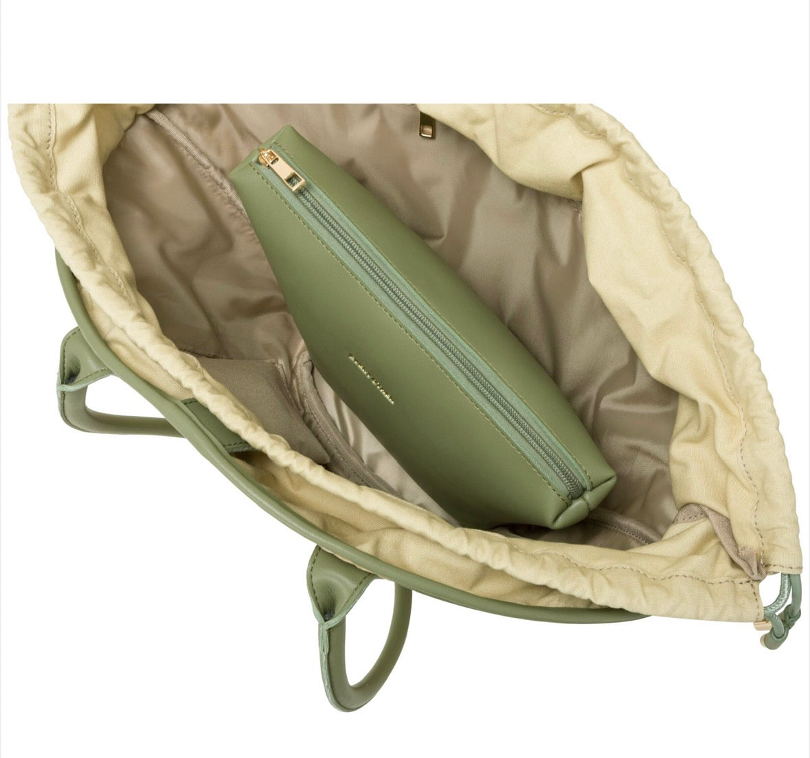Every Other Straw Curve Bag Olive - Rogue Boutique UK