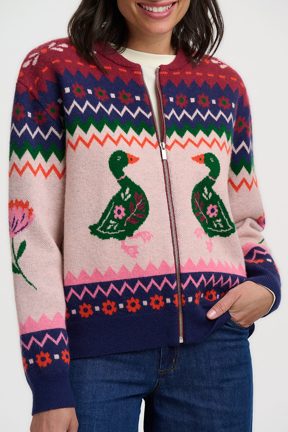 Solana Knitted Bomber