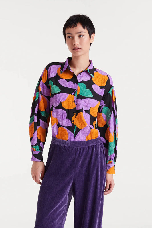 Seersucker Apricot Shirt