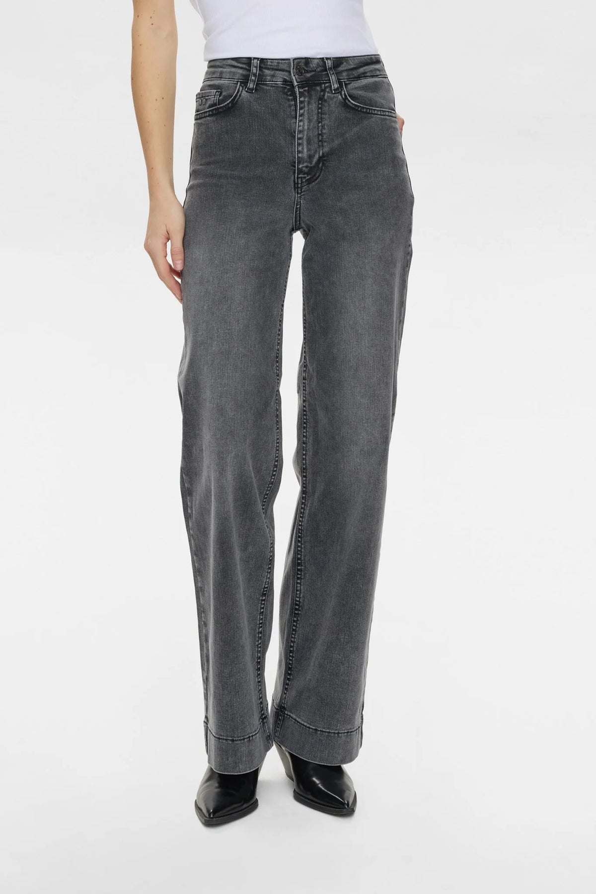 Paris Long Jeans Grey