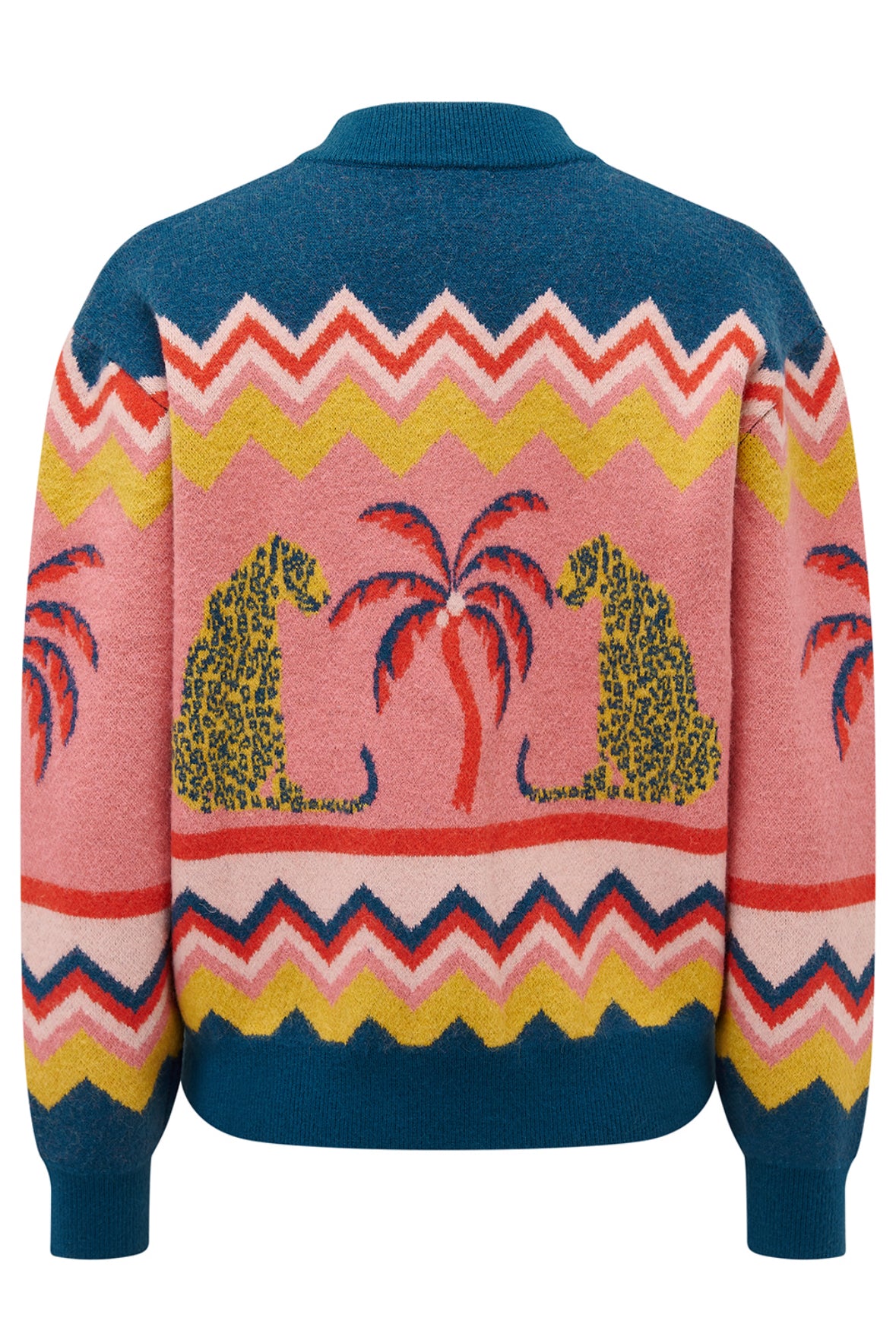 Solana Leopard & Palms Bomber - Rogue Boutique UK