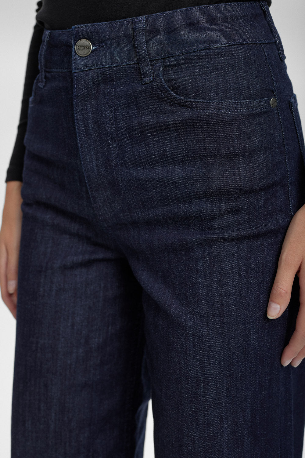 Paris Cropped Jeans Dark Denim