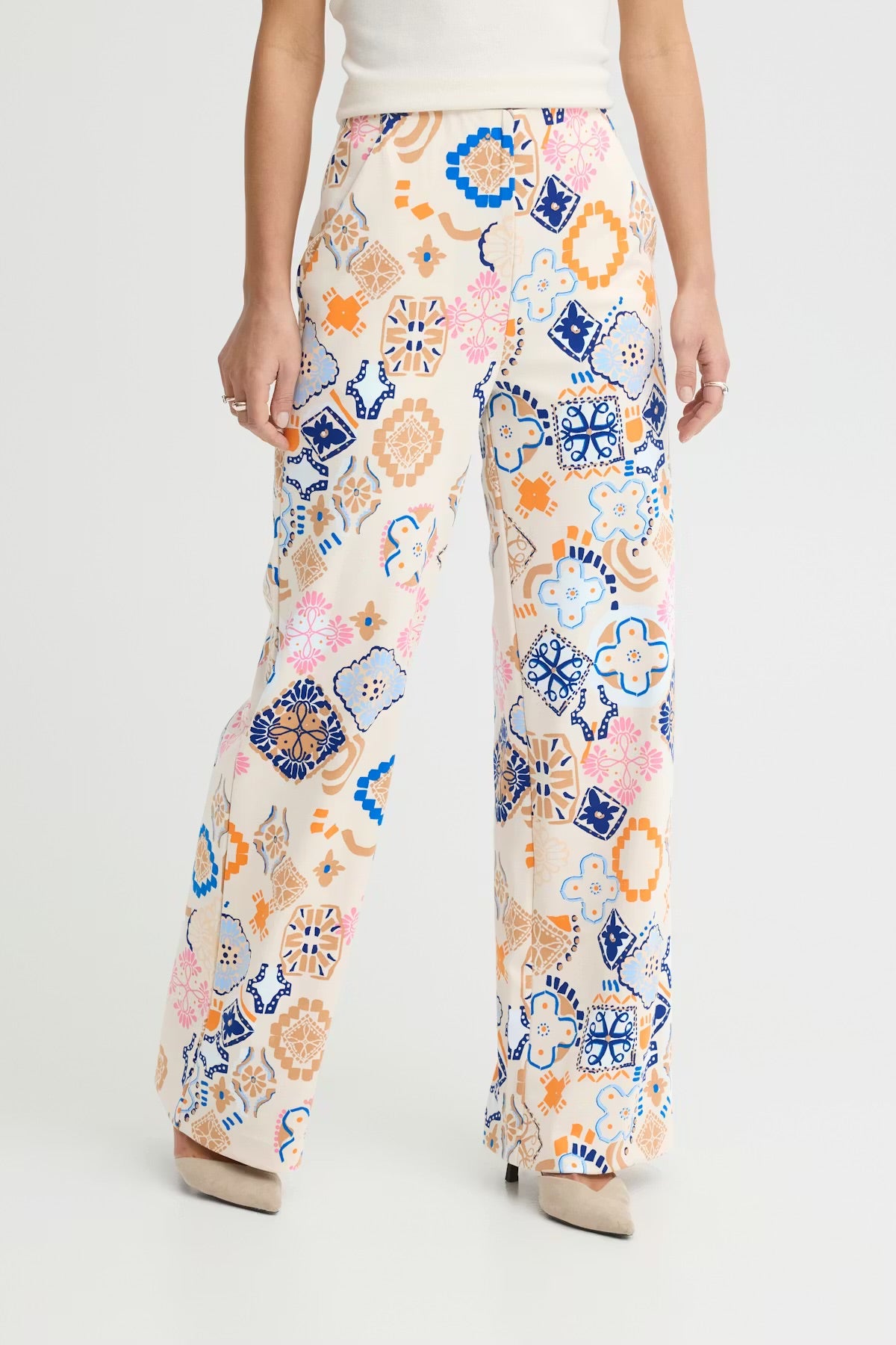 Kate Printed Trousers - Rogue Boutique UK