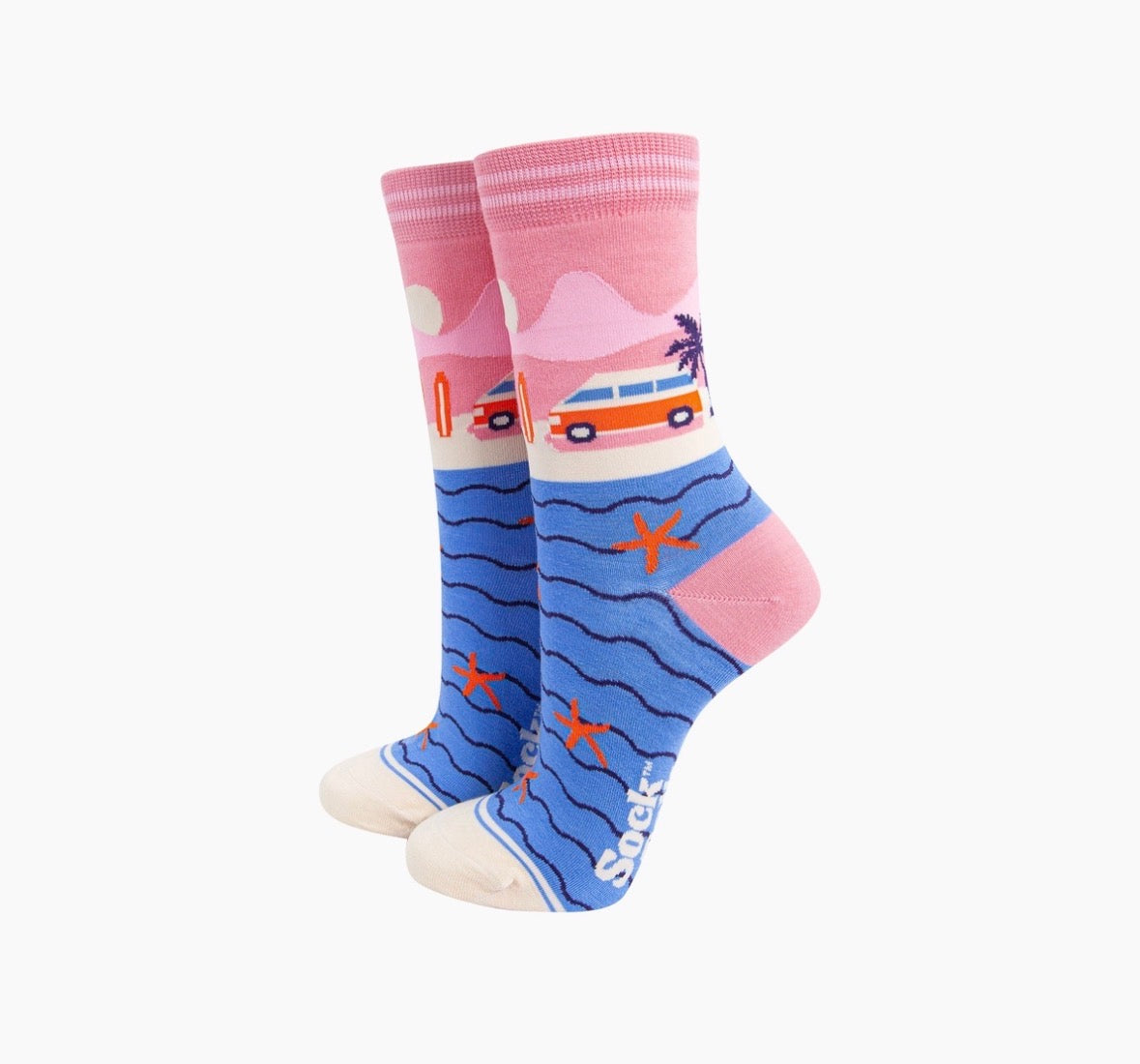 Beach Campervan Bamboo Socks - Rogue Boutique UK
