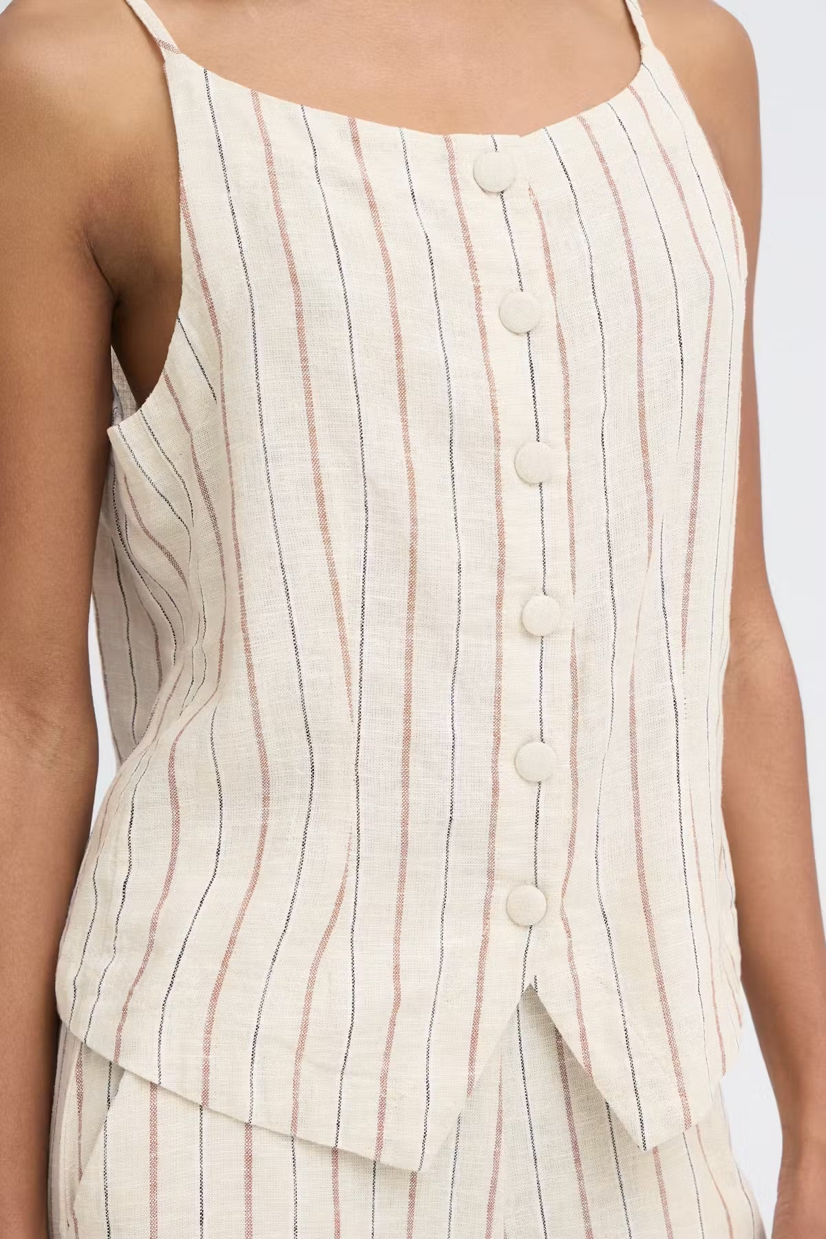Linno Striped Waistcoat
