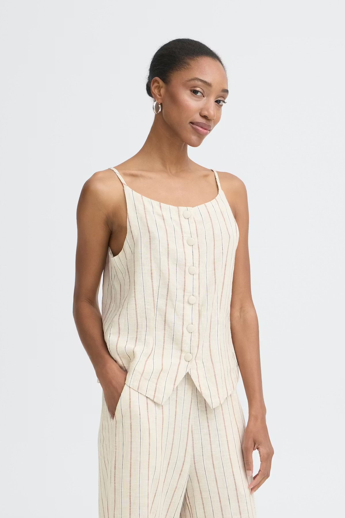 Linno Striped Waistcoat