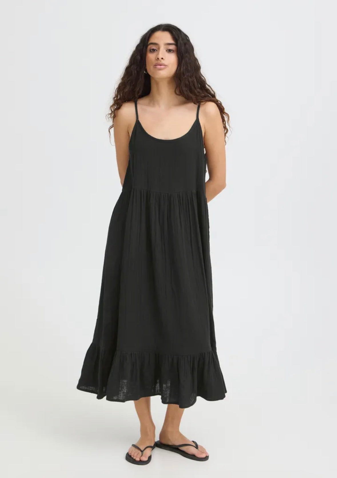 Foxa Midi Dress Black