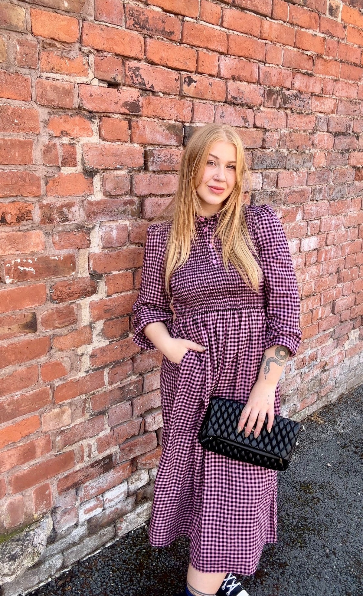 Diana Shirred Midi Dress