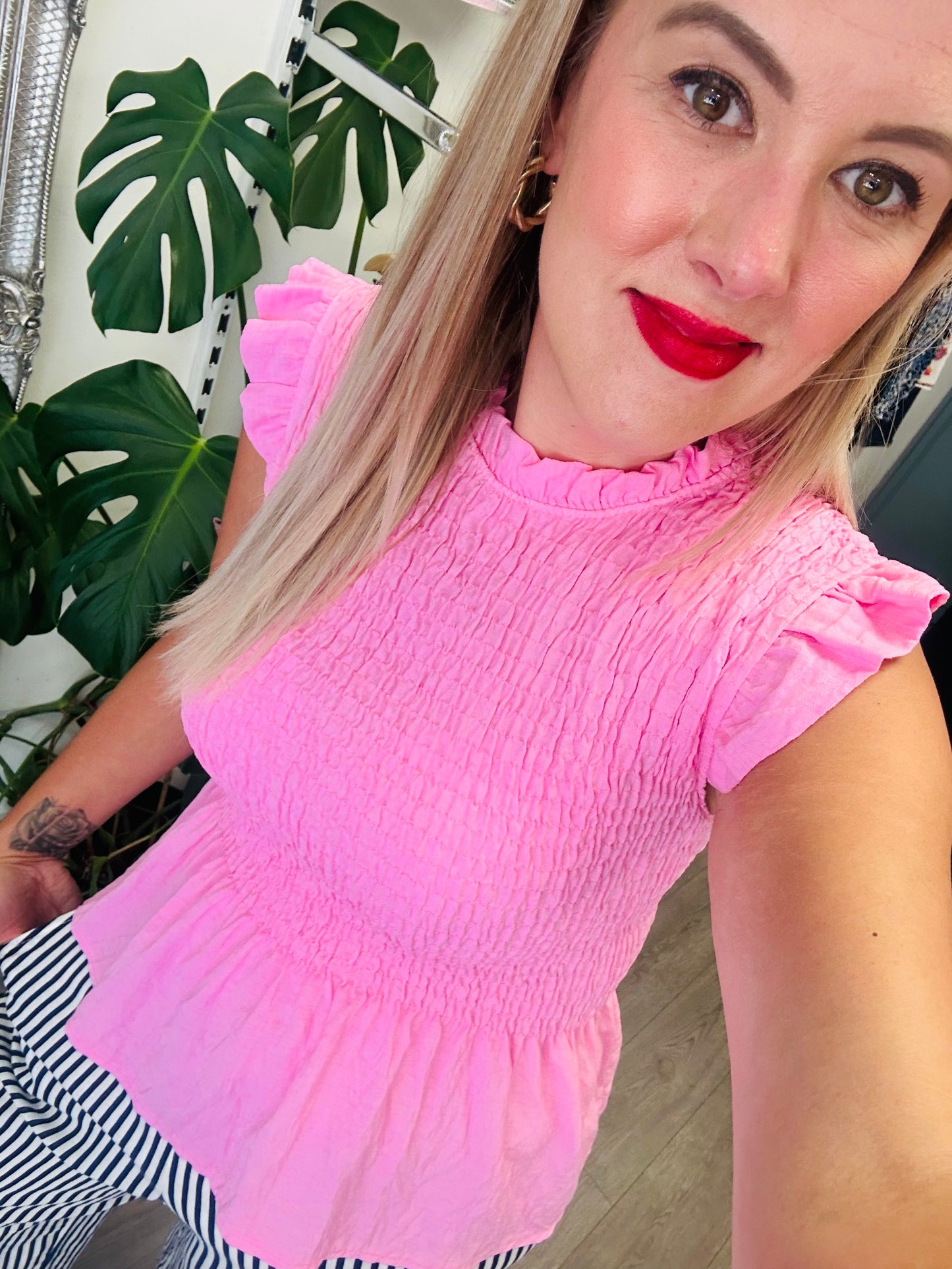 Evie Top Pink