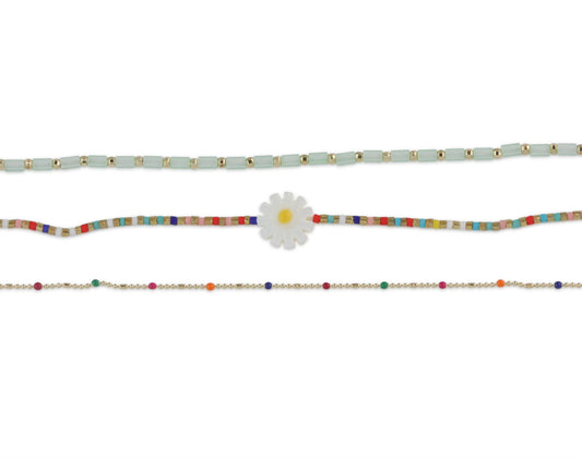 Cressinda 3 Pack Anklets
