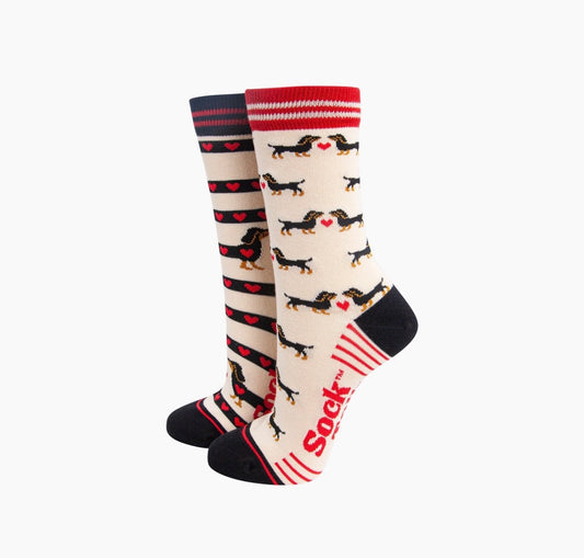 Sausage Dog Bamboo Socks - Rogue Boutique UK
