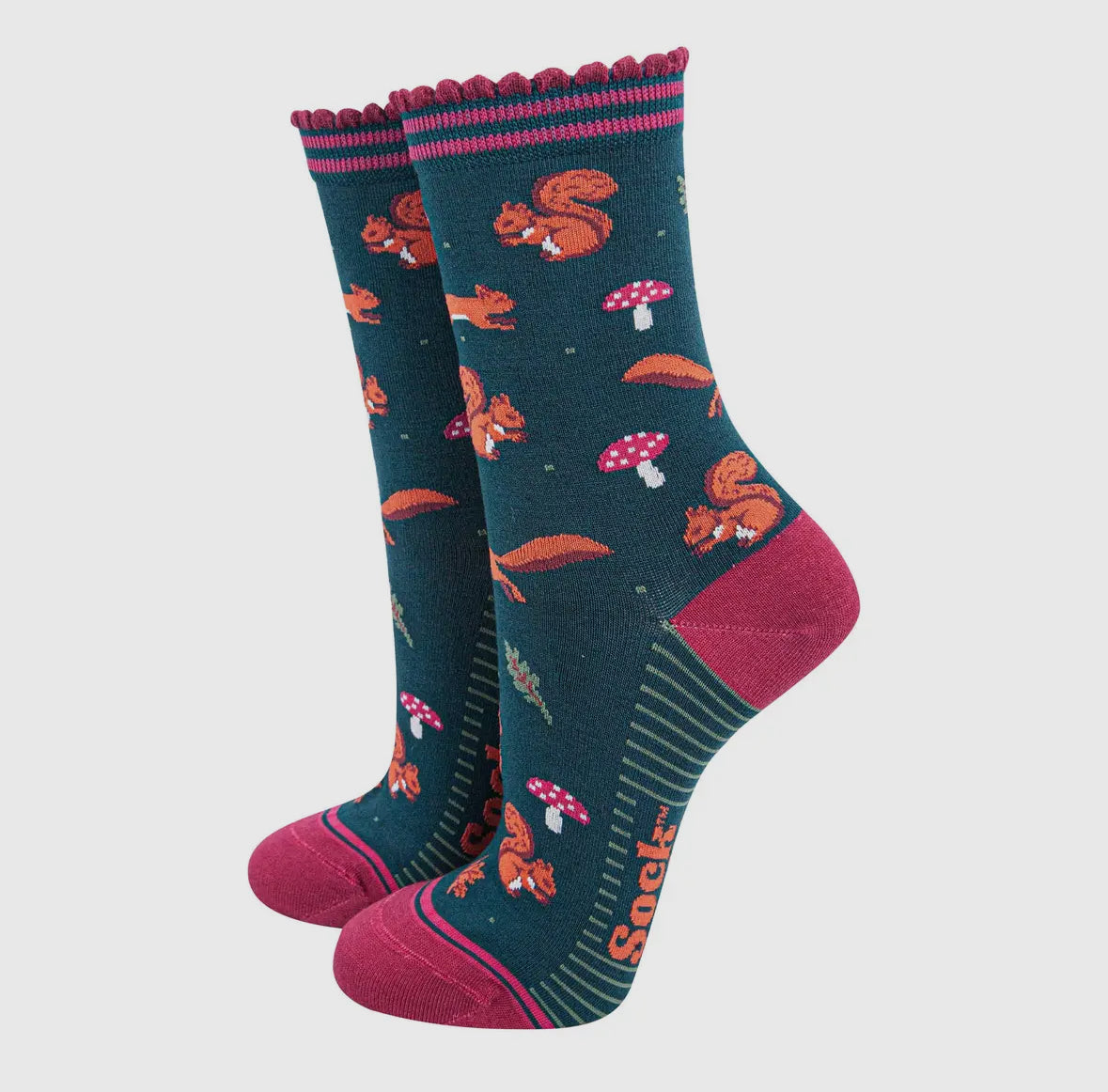 Squirrel Bamboo Socks