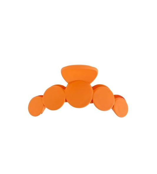 Orange Bubble Hair Claw
